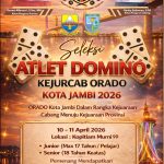 Tanpa Biaya Pendaftaran, ORADO Kota Jambi Cari Atlet Domino Tangguh Lewat Sistem Gugur